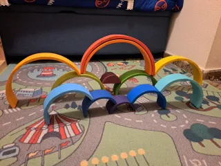 Auténtico Arcoíris Waldorf de Madera