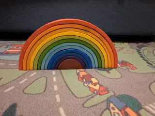 Auténtico Arcoíris Waldorf de Madera