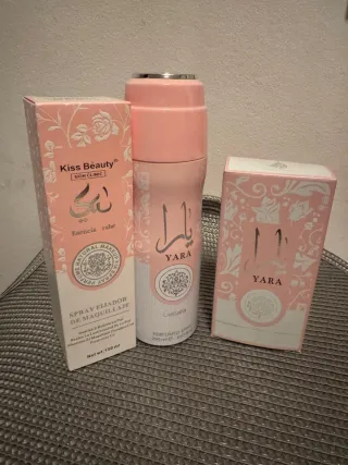 Pack Perfume Yara Kiss Beauty Rosa