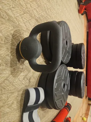 Pesas y Barra Gimnasio