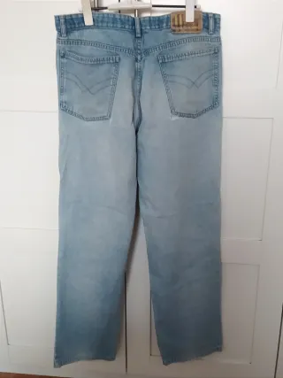 Pantalón vaquero vintage Burberry azul desgastado