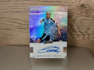 Cromo Autógrafo Carlos Sánchez Uruguay