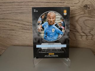 Cromo Autógrafo Carlos Sánchez Uruguay