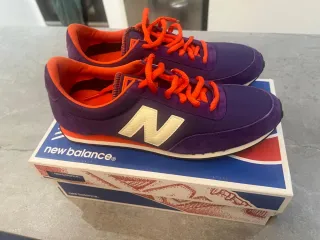New Balance 410 Morado Naranja Bambas Originales