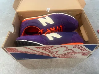 New Balance 410 Morado Naranja Bambas Originales