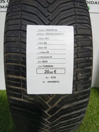 205 60 16 99V MICHELIN CROSS CLIMATE