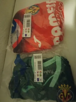 Camisetas Villarreal Talla M y L