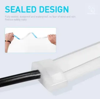 Luces LED Coche Blanco + Intermitente Naranja