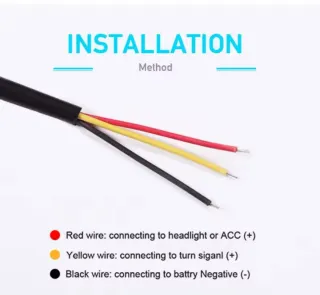 Luces LED Coche Blanco + Intermitente Naranja