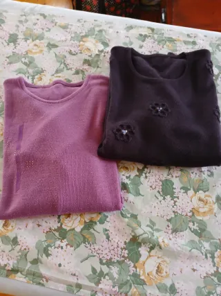 2 maglie misto lana donna