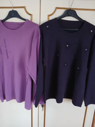 2 maglie misto lana donna