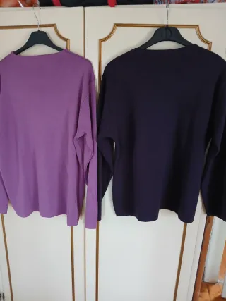 2 maglie misto lana donna