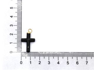 colgante oro 18k con piedra con coral