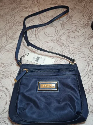 Borsa Calvin Klein Blu Nuova con Cartellino