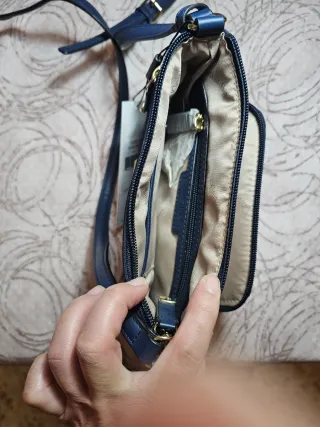 Borsa Calvin Klein Blu Nuova con Cartellino