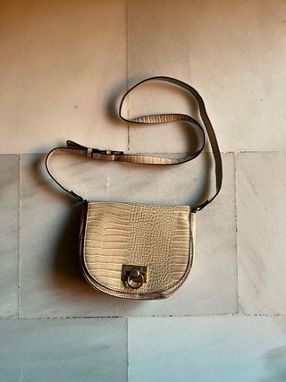 Bolso Sfera efecto piel cocodrilo