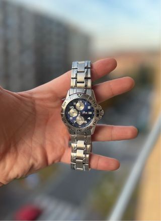 Reloj Lotus Multifunción Acero Esfera Azul