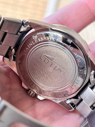 Reloj Lotus Multifunción Acero Esfera Azul