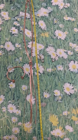 Parure collana, bracciale e orecchini oro