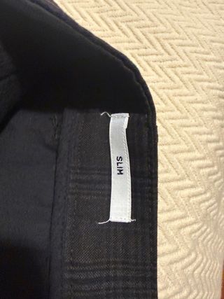 Pantaloni Jack&Jones a quadri grigi taglia M