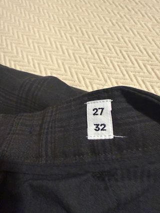 Pantaloni Jack&Jones a quadri grigi taglia M