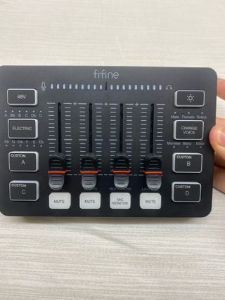 Streaming Gaming FIFINE Mezclador de Audio