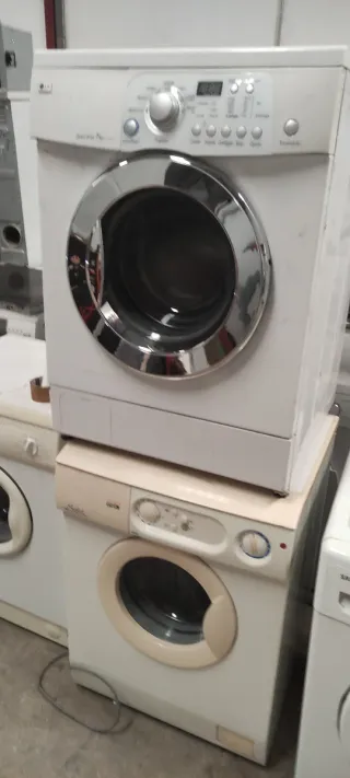 Lavadora Carga Frontal Blanca LG