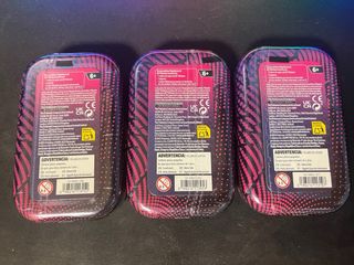 Lote 3 Latas Pokémon Trading Card Game
