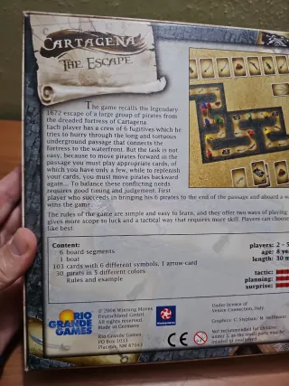 Cartagena: The Escape Juego de Mesa