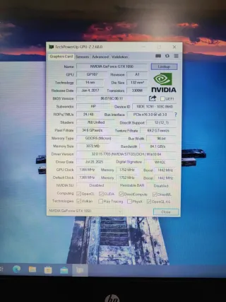 HP i5 9th Gen para piezas