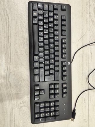 Teclado USB HP Negro.