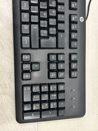 Teclado USB HP Negro.