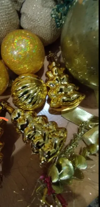 Decorazioni Natalizie Juta e plastica