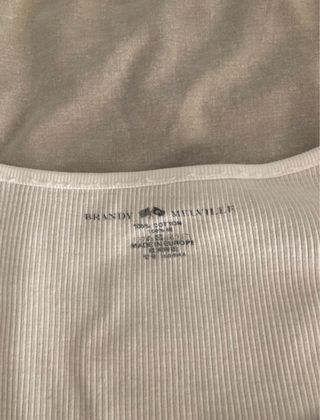 Camiseta Brandy Melville Blanca Talla Única