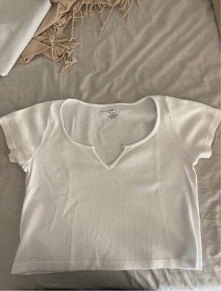 Camiseta Brandy Melville Blanca Talla Única