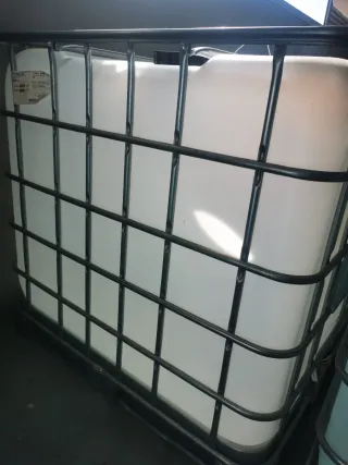 Bidón 1000L Base Aluminio 65€ y Madera 50€