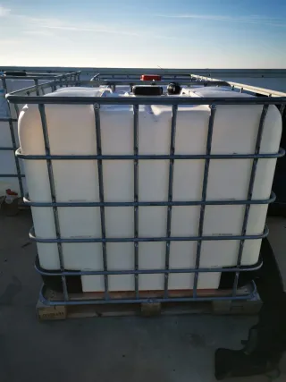 Bidón 1000L Base Aluminio 65€ y Madera 50€