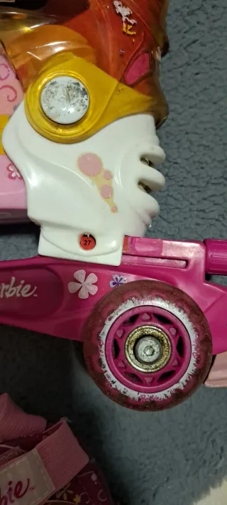 Patines Barbie rosas