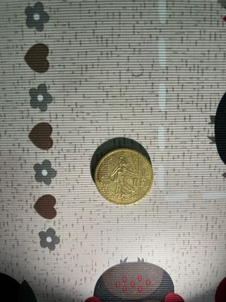 Moneda 50 céntimos Francia 2001