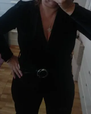 Mono largo negro fiesta terciopelo