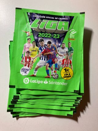 10 Sobres cromos LaLiga 2022-23