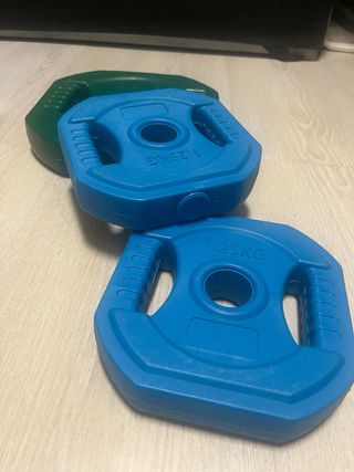 Dischi da palestra fitness 1,25 kg e 2,5 kg