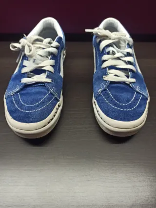 Vans Sk8-Low Checkerboard Azul nº 33