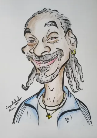 Caricatura original Snoop Dogg