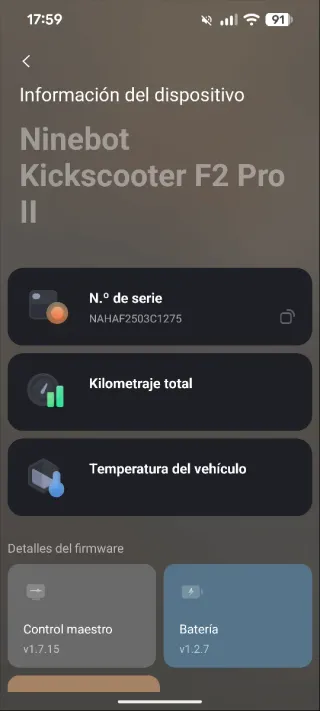 Ninebot F2 Pro II Patinete Eléctrico+casco+cadenas