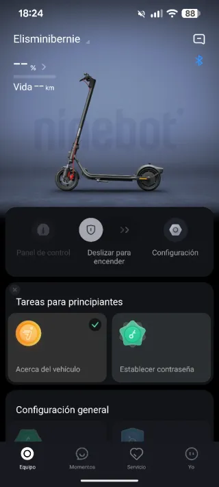 Ninebot F2 Pro II Patinete Eléctrico+casco+cadenas