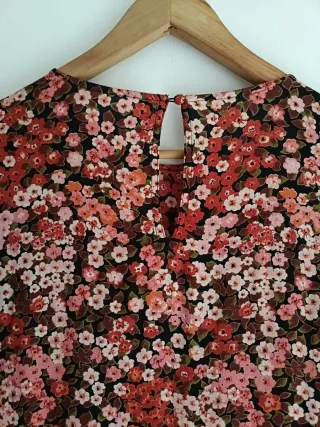 Vestido largo Pieces estampado floral