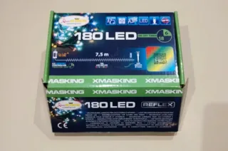 Luci LED Natale 180 LED Timer ON/OFF