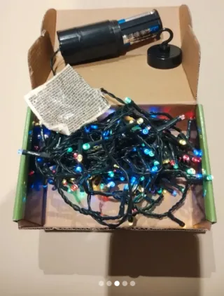 Luci LED Natale 180 LED Timer ON/OFF