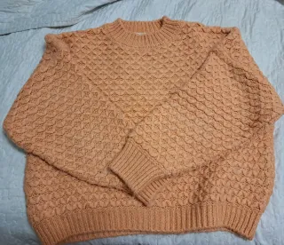 Jersey de lana naranja